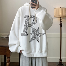 连帽卫衣男大码运动服帽衫外套WY2328-P35加绒款-P40，男装卫衣，电商A040