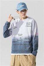 卫衣男潮2021新款休闲渐变长袖打底衫男士韩版潮流秋装DF17T，男装卫衣，电商A102