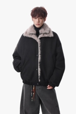主推冬季假两件座山雕加厚外套潮加厚棉衣XZ102B-1M816-P145，男装棉衣，星座102B-1