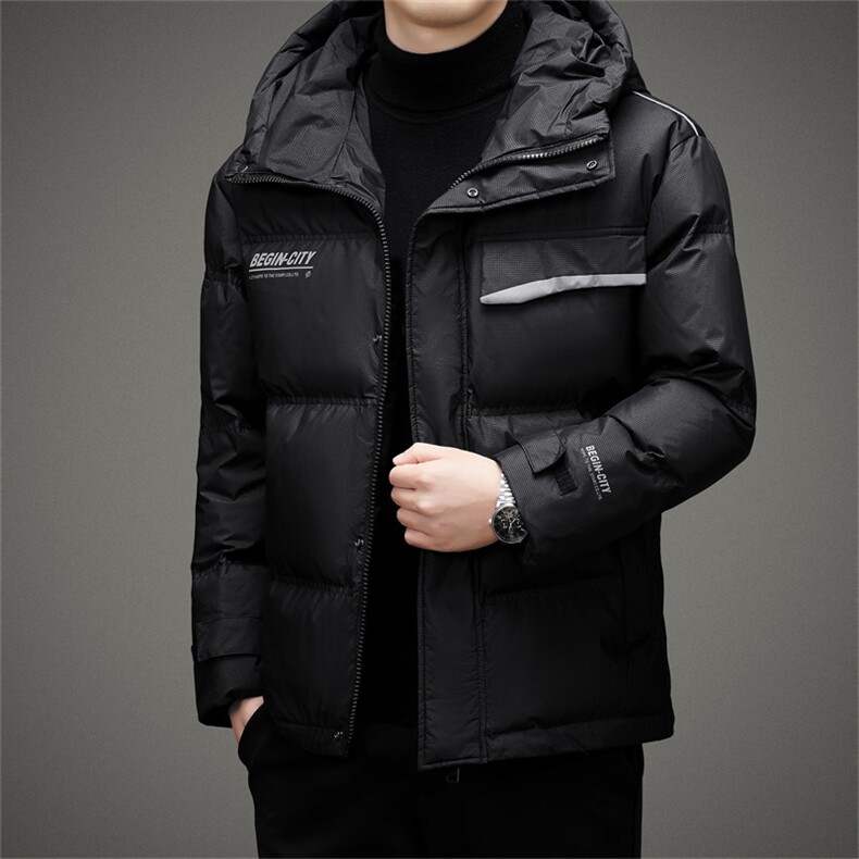 V2121钱塘2020-3秋冬新款男士连帽羽绒服保暖时尚休闲外套P230,男装羽绒服,钱塘207-3