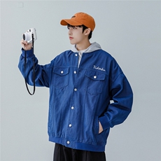 26春季新款棒球领字母刺绣情侣款韩版夹克JK9105/P30，男装夹克，星座202