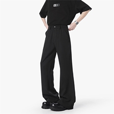 2025春季新款垂感抗皱微喇西裤K810-P35-控58，男装西裤，电商D309