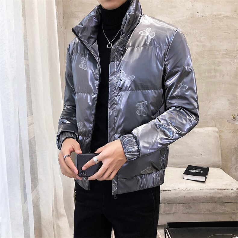 312A-001-P1752025冬季新款时尚蝴蝶图案羽绒服外套男80%白鸭绒F,男装羽绒服,星座312A-5