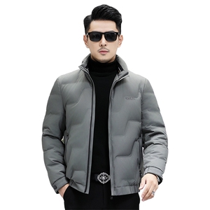 B9807钱塘2020-3商务休闲冬季厚款立领新款中年男士羽绒服P198图片