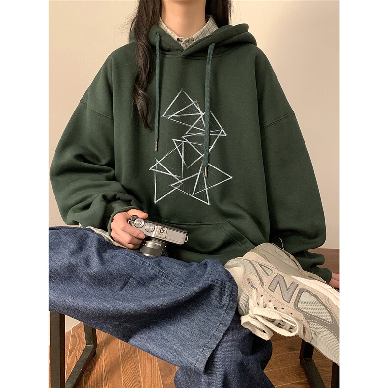 秋冬连帽卫衣女秋冬学生休闲宽松上衣D328-WY23051-P55厚款P65,女装卫衣/绒衫,电商D328