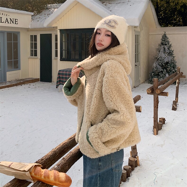 新款毛毛棉衣外套2C122-5123-P205-K298,女装棉衣/棉服,2C122