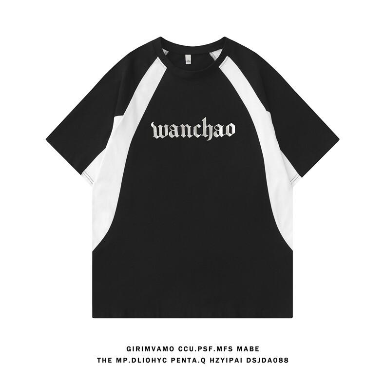 白底佛电商A188-DT7103-TP40230克32支双纱精梳100棉T恤控68，男装T恤，电商A188