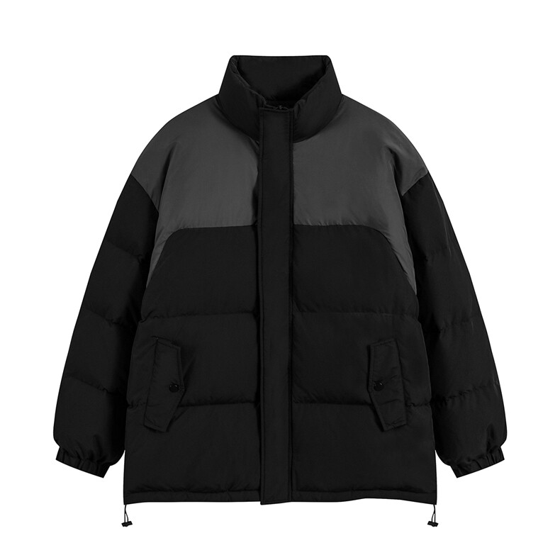 光板得物\唯品\抖音二开高品质手塞棉拼色棉衣MY430特批P85,男装棉衣,电商A247B