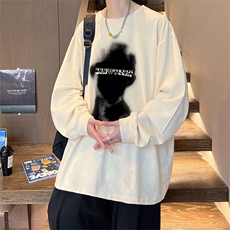 抖音得物供货量大从优可提供视频美式长袖T恤CT846特P25，男装T恤，电商A486-1