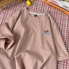 主推7个点击中性风学生短袖t恤男纯棉宽松416B-1-DT230-P25限39,男装T恤,星座416B-1