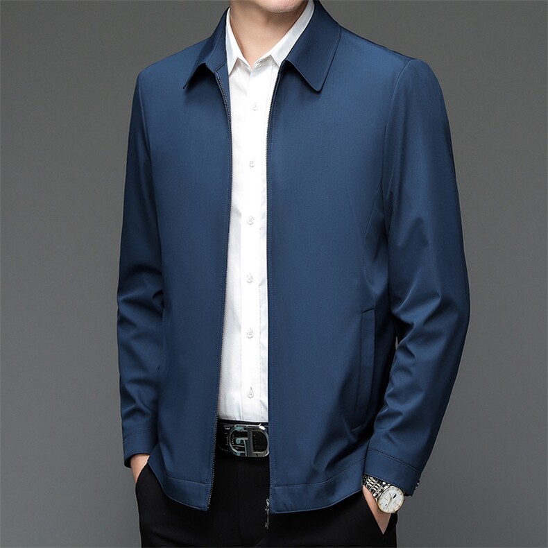 YYA2201男士2023年秋季新款长袖翻领休闲青年夹克风衣P115,男装夹克,电商B360