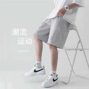 运动短裤男夏轻薄透气潮流男女同款休闲裤宽松五分裤AA33-P25图片