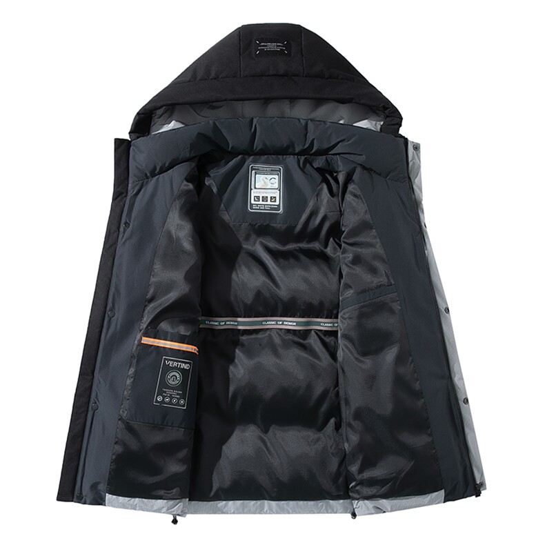 V2392钱塘2020-3秋冬新款男士时尚连帽羽绒服休闲百搭外套P255,男装羽绒服,钱塘207-3