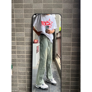 K1787～批60控88有货（自家图）2024美式vibe潮牌痞帅修身牛仔裤图片