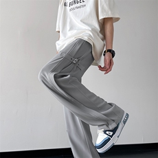 X5461-TP35控价58新款冰丝男长裤垂感抗皱免熨夏季透气休闲裤，男装休闲裤，电商A102-1