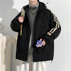 冬上新加棉加厚棉服潮青少年连帽棉衣外套男女8321-P110控价158，男装棉衣，电商A441-1