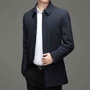 BNA882钱塘2020-2基础数据好男士中长款羽绒服90白鸭绒P210图片