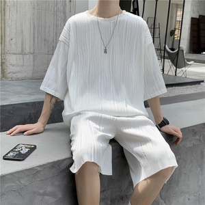 男潮流休闲套装宽松套装运动套装Z005P40图片