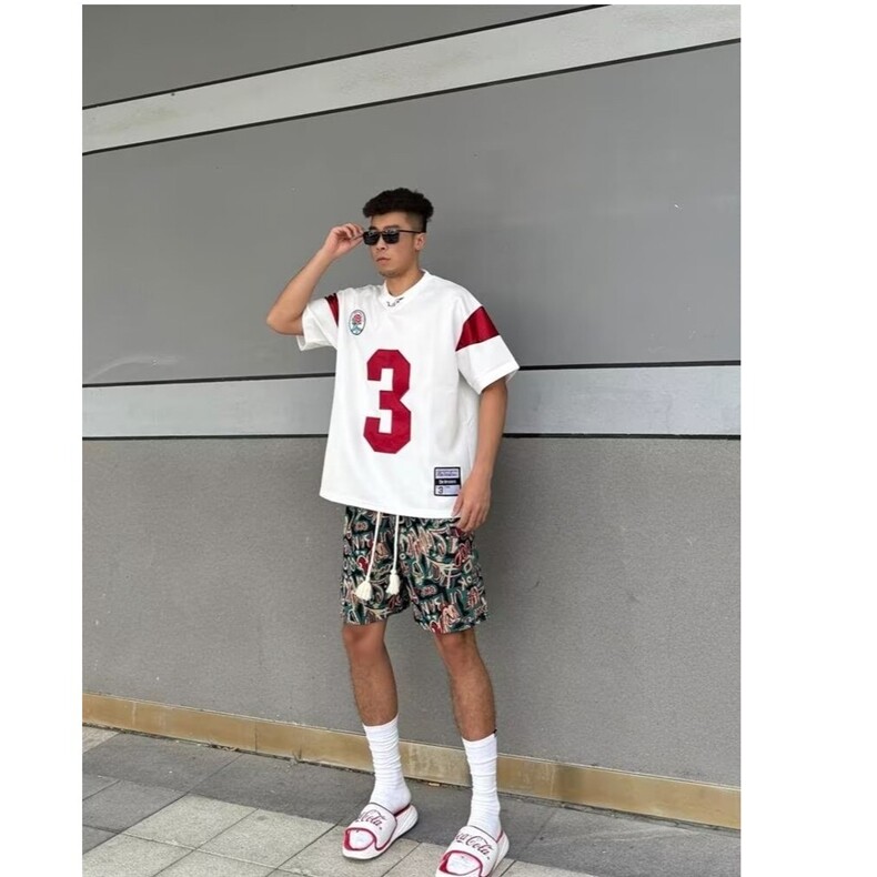 百搭无品牌流行夏威夷度假风满印休闲五分短裤男潮流时尚XXD32,男装牛仔裤,星座208-5