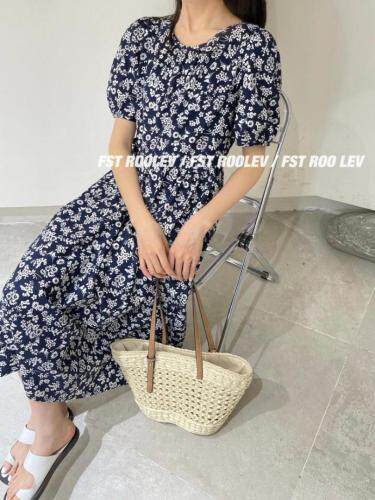 新款碎花连衣裙，女装连衣裙，FST