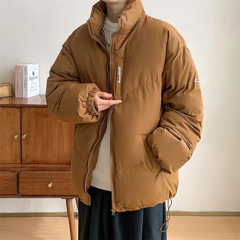 美式棉服男女外套冬季新款宽松立领潮牌加厚保暖面包棉袄JM8023,男装棉衣,星座516A