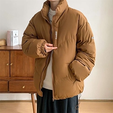 美式棉服男女外套冬季新款宽松立领潮牌加厚保暖面包棉袄JM8023，男装棉衣，星座516A