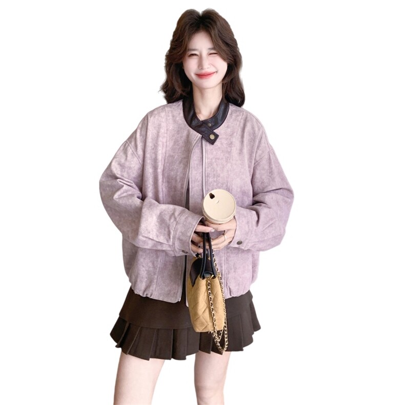 已出大货【26春新款】晕染外套2D001-6737-P175-K288,女装短外套,2D001