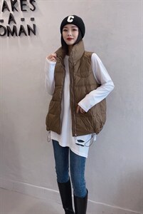 2021冬季新款90绒马甲图片