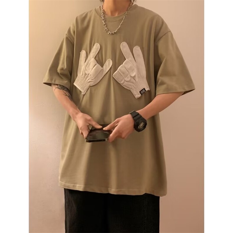T恤圆领潮春夏季ins时尚潮牌男标准简约新款潮流体恤ST053-P33,男装T恤,星座412-2