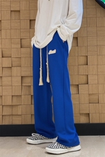 ！华夫格休闲裤子男卫裤男抽绳长裤男227-2*C549*P50控68，男装休闲裤，星座227-2