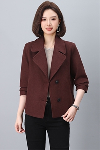 时尚百搭短款毛呢外套女秋冬季新款韩版宽松显瘦气质小香风上衣图片