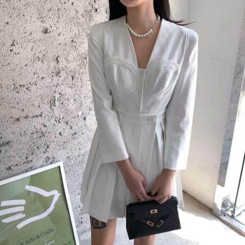 春装新款重工百褶连衣裙 更多新款感谢关注2165CB，女装连衣裙，CB-C