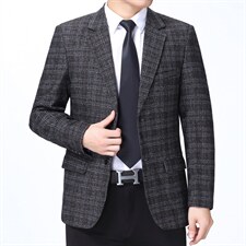 春秋季男士西服男装中年小西装外套高端单西休闲商务西装男，男装西服，电商B212（原钱塘6029）