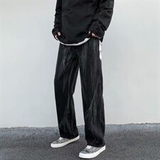 潮牌炸街牛仔裤男宽松直筒百搭潮流ins坠感直筒阔腿长裤k759-p42，男装牛仔裤，星座1008