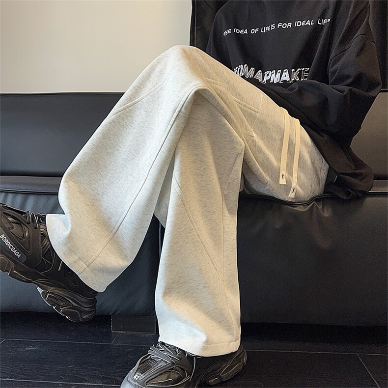 弯刀卫裤宽松直筒香蕉休闲运动裤A487特P43控68,男装休闲裤,电商A309