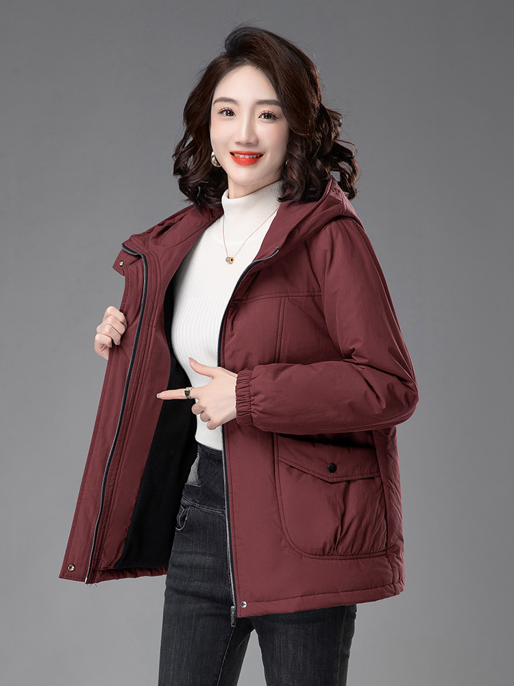 时尚保暖棉服女冬季新款加厚外套宽松显瘦舒适绒内胆棉衣,女装棉衣/棉服,3200格调