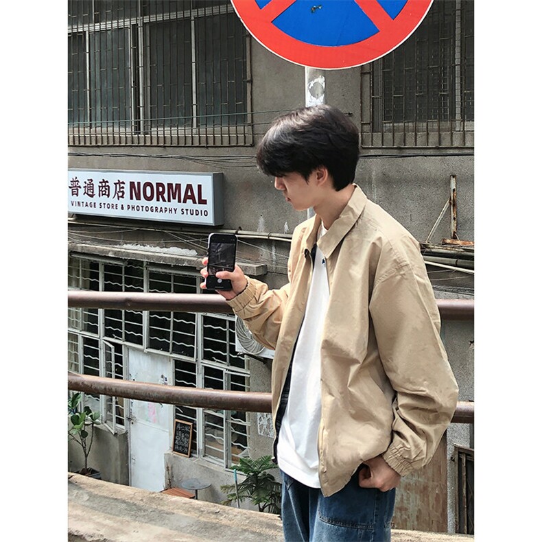特P90 无差价新款百搭双面穿简约夹克外套-HJ5712 港风街头图片