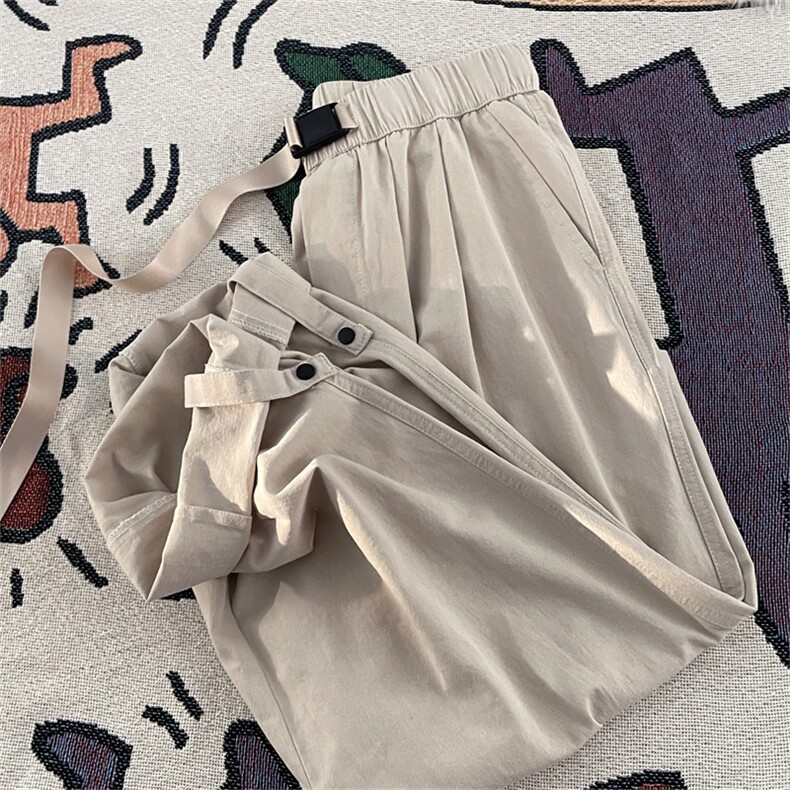 日系直筒工装裤潮牌ins青年春秋季百搭休闲阔腿裤男女W2806-p42,男装工装外套,星座1008-1