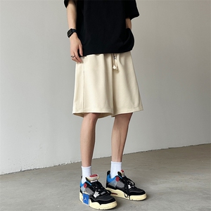 DK01-P25 280克华夫格夏季百搭休闲短裤宽松五分裤图片