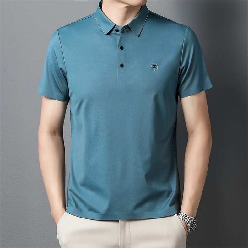 短袖T恤上衣服男士夏季新款中青年男装翻领休闲polo时尚百搭男装,男装T恤,电商B212（原钱塘6029）