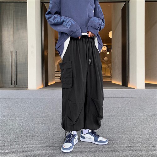 工装裤男直筒宽松韩版潮流百搭九分裤阔腿学生潮牌休闲裤K73-p38图片
