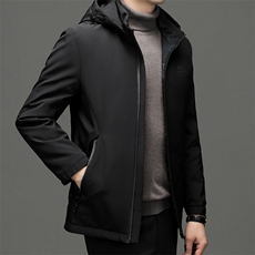 BEYR8859钱塘2020-2冬季厚款连帽百搭中年男士商务羽绒服P200，男装羽绒服，钱塘207-2