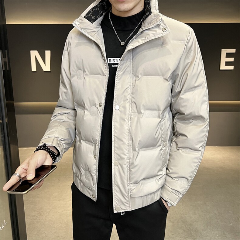 2022冬季短款连帽羽绒服男日系休闲面包服保暖外套Y8820,男装羽绒服,电商A239
