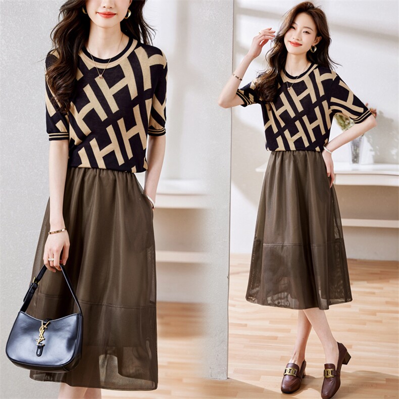 连衣裙女2025年新款夏装小个子裙短袖夏季女装气质裙子，女装连衣裙，歌伊格美