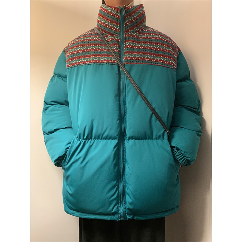 秋冬棉衣加厚夹克加绒外套厚棉袄拼色棉袄厚1016-1W106P128K158,男装夹克,星座1016-1（原电商B408-1）