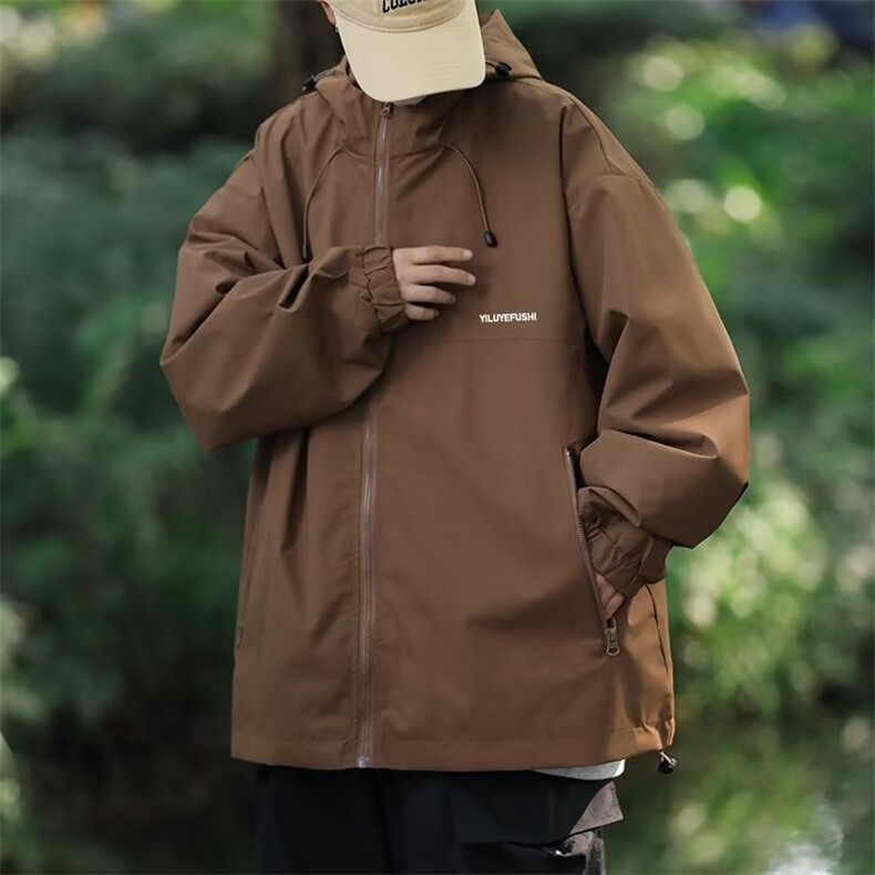 冲锋衣夹克男韩版潮流高街帅户外2023秋冬季新款ins外套W5109-P58,男装夹克,星座412-3