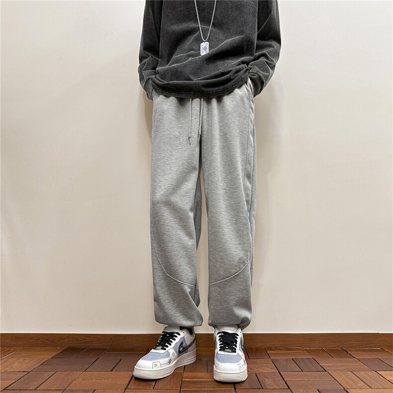 k1067-p35-限价49.9现货港风中性大码卫裤束脚,男装休闲裤,星座116