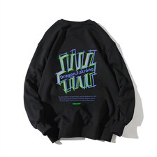 ！22秋季新款宽松大码港风几何卫衣WY1920-P28控48，男装卫衣，星座508（原C305）