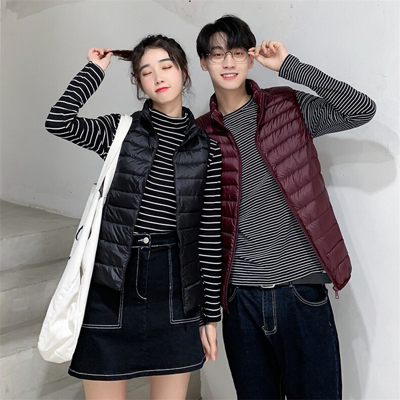 50绒达标轻薄羽绒服羽绒马甲情侣棉马甲外套万件大货5063-7001-P,男装羽绒服,星座304A-1