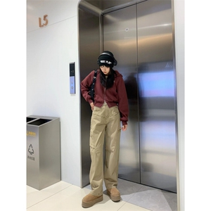 现货！cleanfit高街阔腿工装牛仔裤（纯棉成品水洗）RH12-P78图片